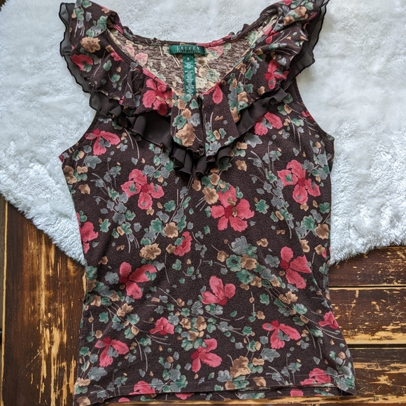 Ralph Lauren Sleeveless Blouse - Picture 2 of 4